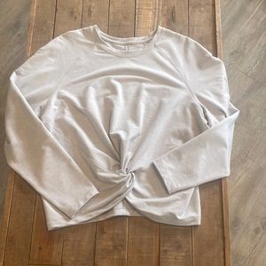 Lululemon twist front crew neck